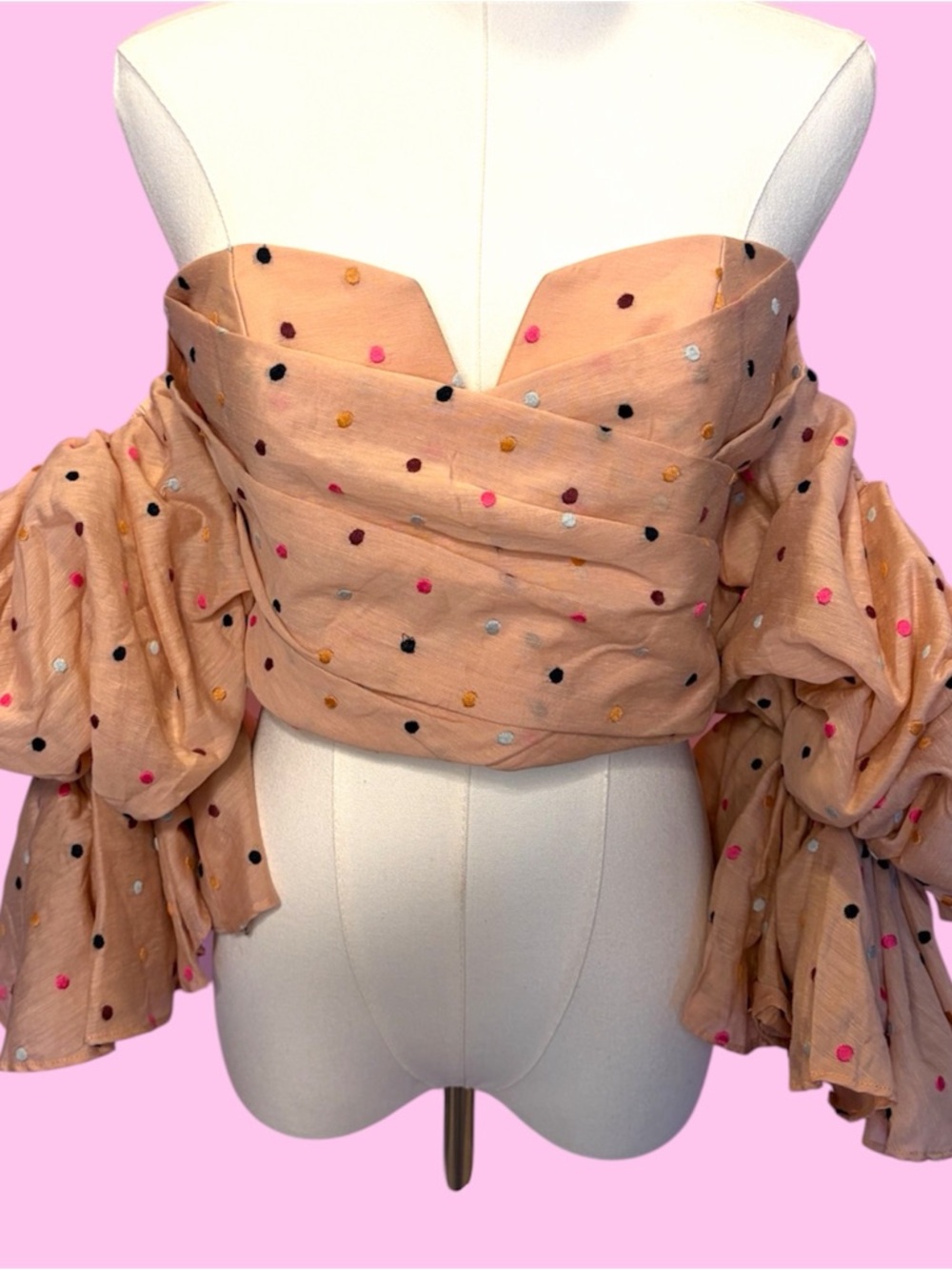 Acler Parxton Polka Dot Top NWT